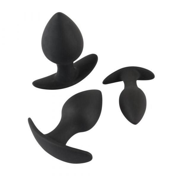 Set di tappi anale in 3 pezzi