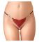 Tanga cuore con strass