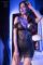 Chemise in pizzo e tulle con strass