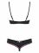 819-SET Completo intimo nero 2pz S/M