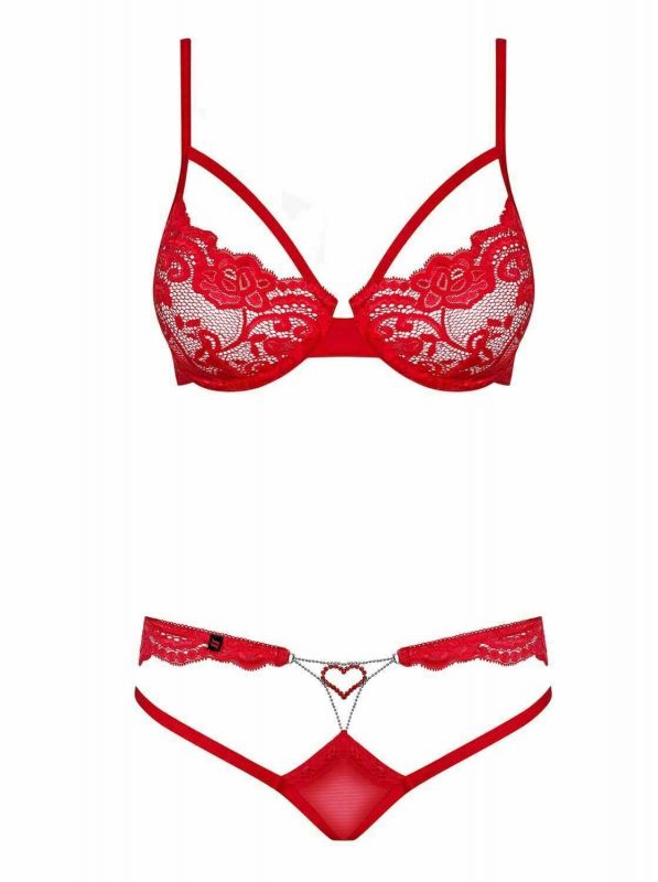 829-SET Completo intimo con gioiello 2pz