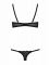 852 Body aperto in pizzo nero ricamato