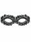A710 MASCHERA IN NERO CON NASTRO DI RASO