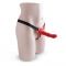 Strapon con fallo realistico rosso per donna
