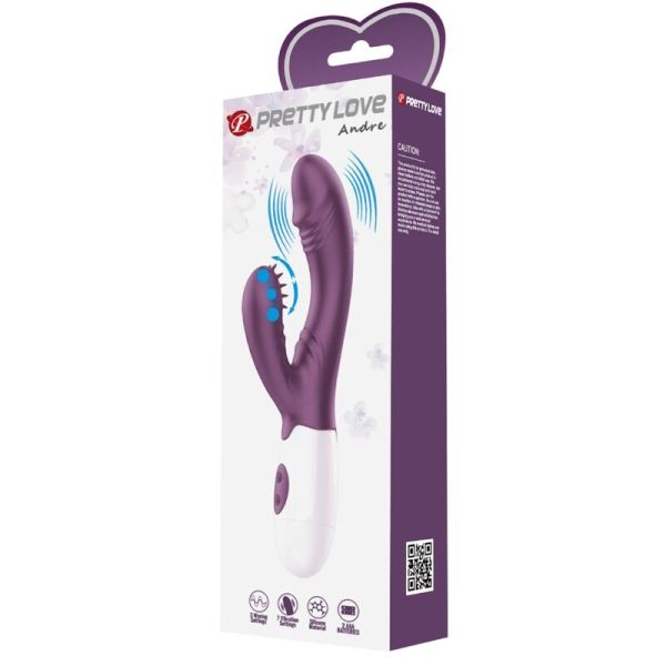 Andre Vibratore rabbit con stimolazione punto G
