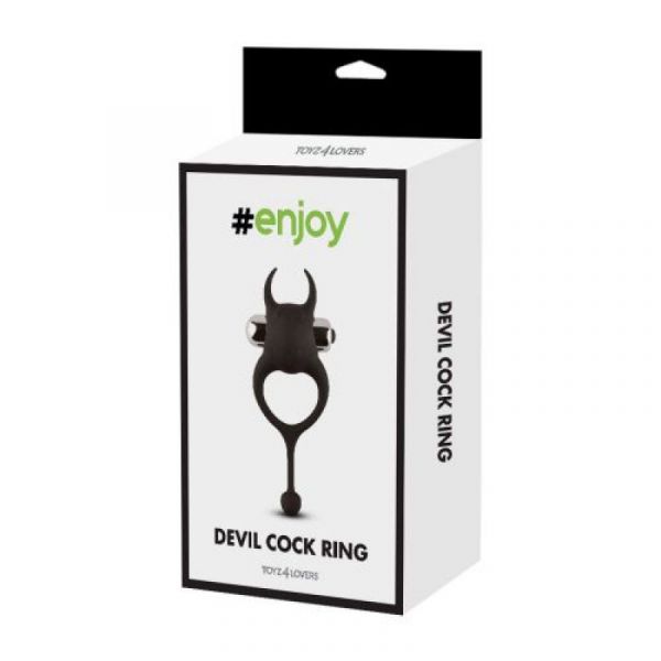 Anello fallico vibrante devil cock ring