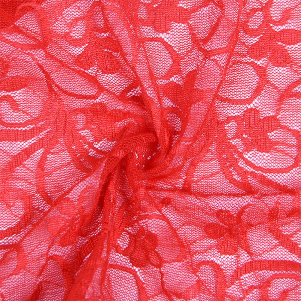 Babydoll in Pizzo Rosso con Spalline Regolabili