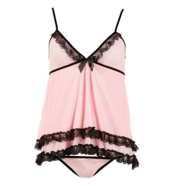 Sexy babydoll rosa