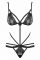 Body Wonderia nero con pizzo