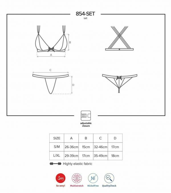 Completo intimo 2pz 854-SET