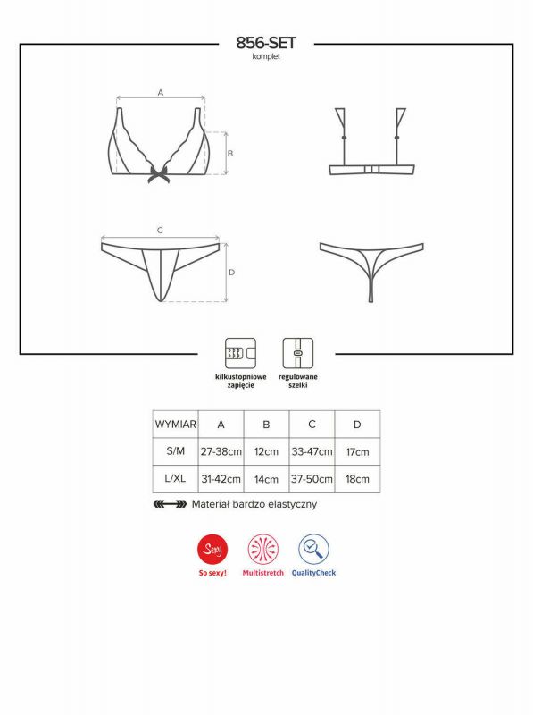 Completo intimo 2pz 856-SET