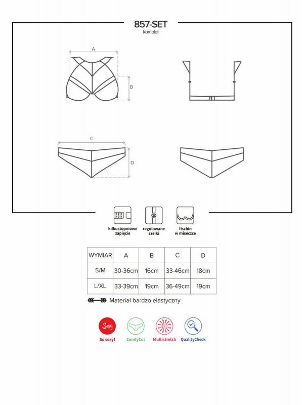 Completo intimo 2pz 857-SET