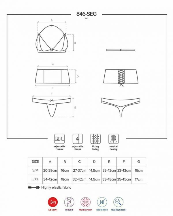 Completo intimo 3pz 846-SEG