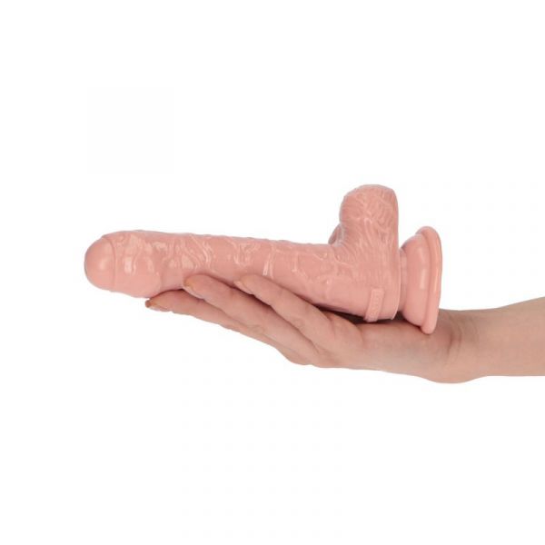 Made in Italy - Dildo vaginale con ventosa e testicoli