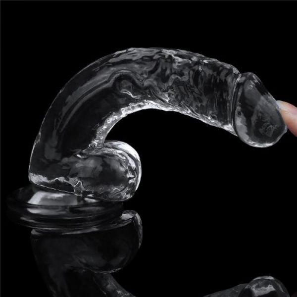 Dildo Flawless trasparente in TPE