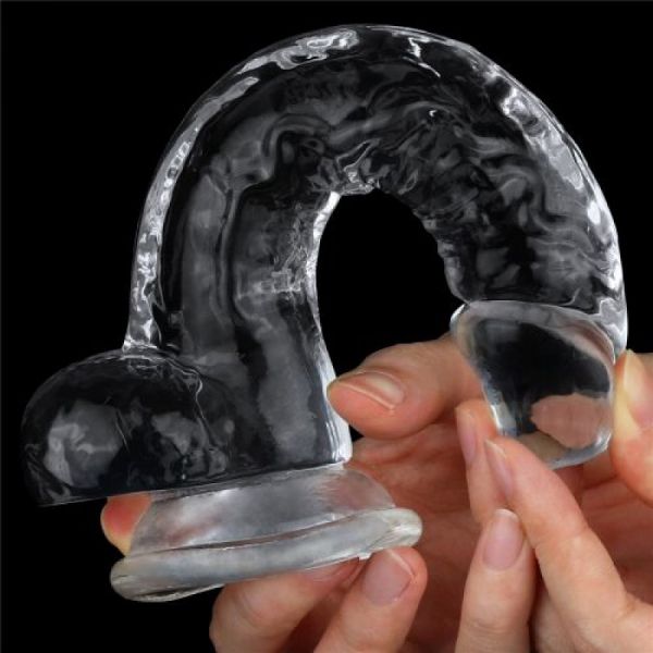 Dildo Flawless trasparente in TPE