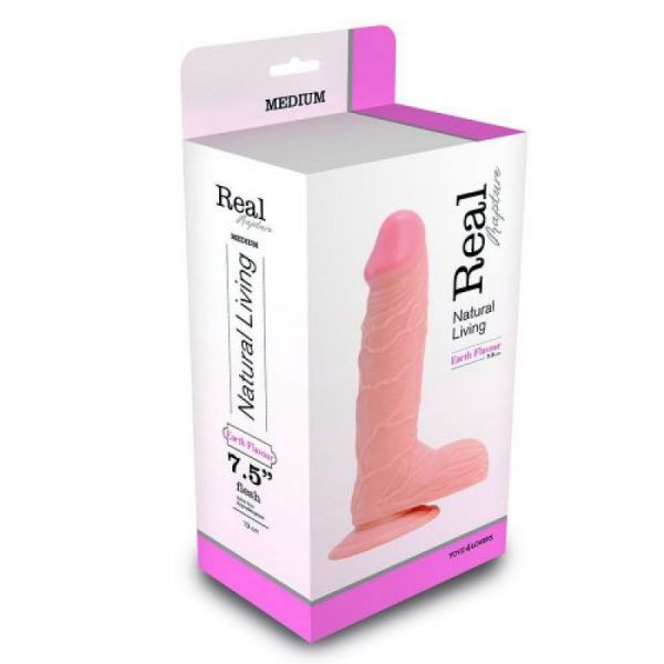 Dildo realistico con ventosa Real Rapture 19,5 x Ø4,2 cm