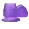 Dildo viola in TPE Crystal