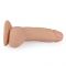 Dildo flessibile dotato di glande, venature, testicoli