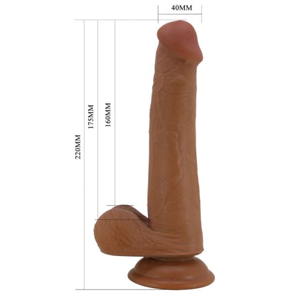 Dildo Realistico 22 cm Marrone