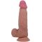 Dildo morbido in pelle marrone 24 cm