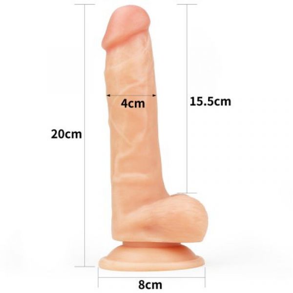 Raul Dildo morbido e flessibile