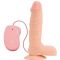Vibratore con ventosa realistico real rapture da 21 cm