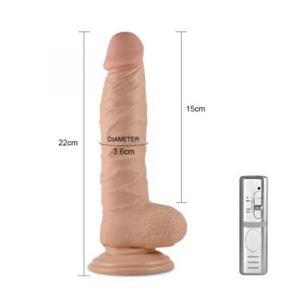 Dildo vibrante Real Extreme L