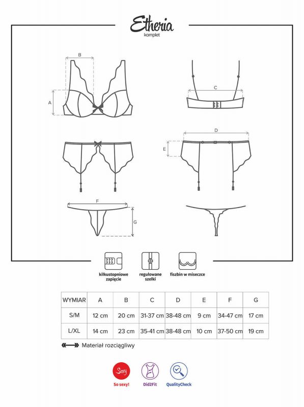Etheria Completo intimo 3pz