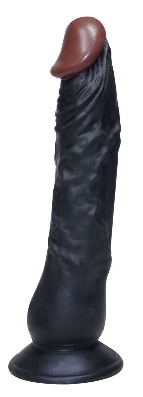 Fallo nero realistico con ventosa da 23 cm lover