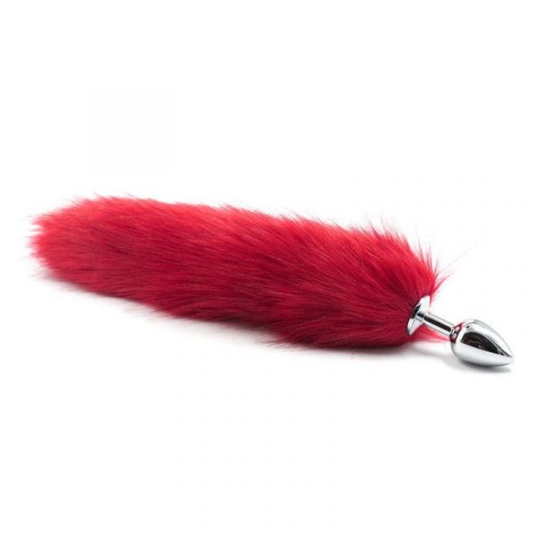 Plug anale con coda Fox Tail Red