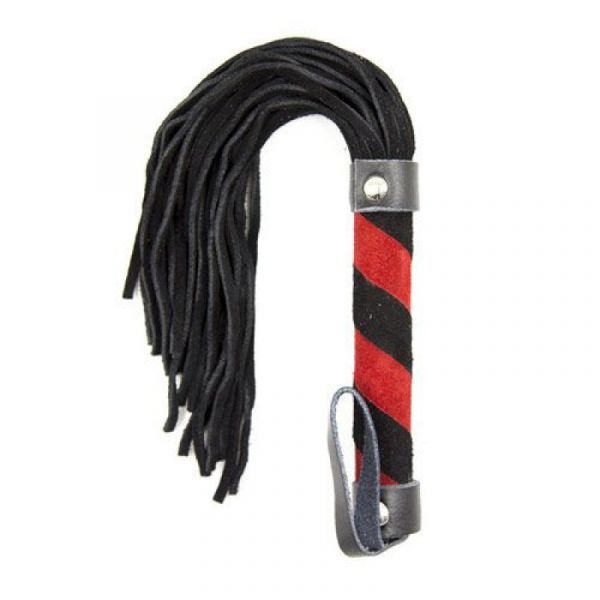 Frusta a frange line whip black