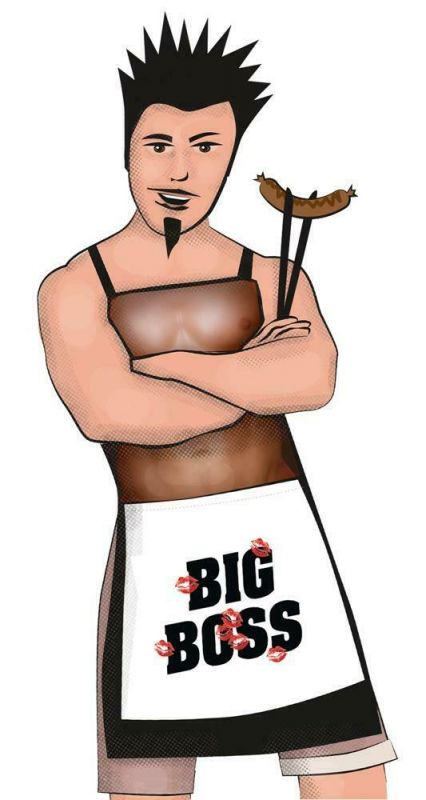 Grembiule da cucina con pene