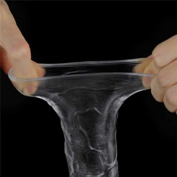 Guaina fallica trasparente Flawless +5 cm