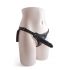 Dildo nero indossabile per donna con cintura regolabile