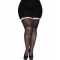Leg Avenue: stay up sheer thigh high plus taglia