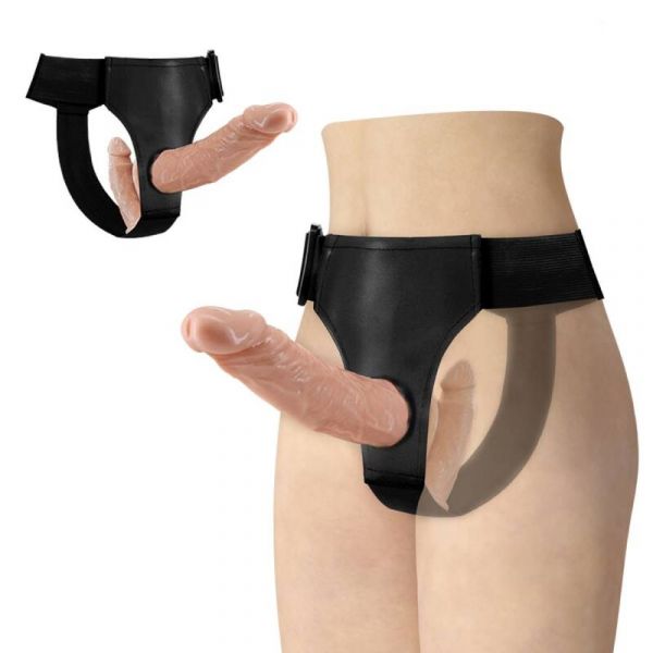 Strapon con doppio dildo