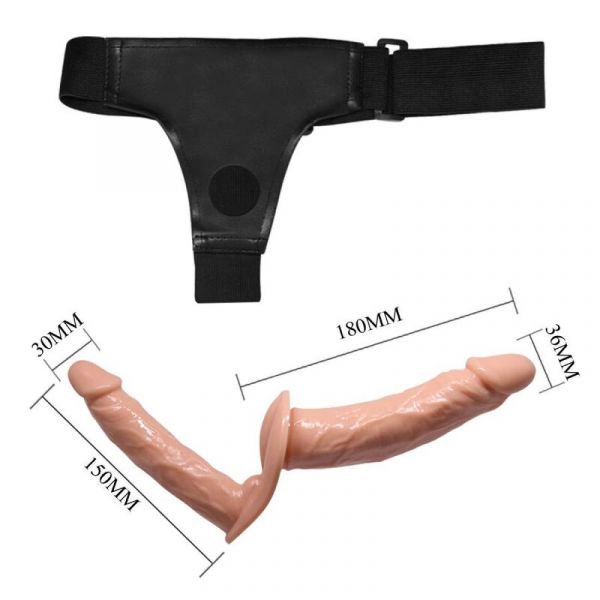 Strapon con doppio dildo