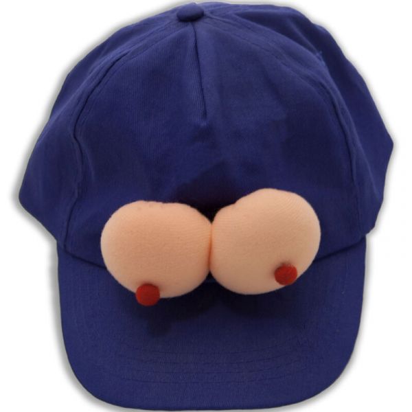 Cappello blu con tette Diablo Picante