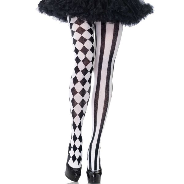 Le calze nero/bianco Harlequin