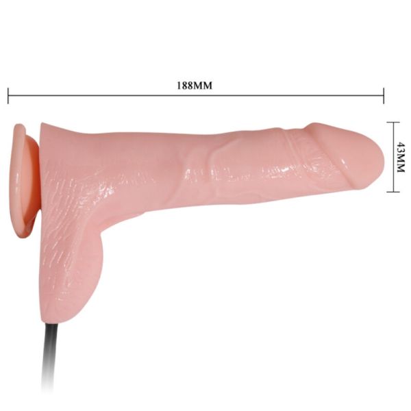 Dildo gonfiabile con ventosa 15 cm
