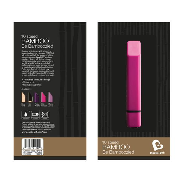 Vibratore a rossetto Bamboo Gold