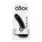 Dildo nero realistico da 17 cm king cock