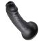 Dildo nero realistico da 17 cm king cock
