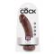 Fallo realistico marrone da 20 cm king cock