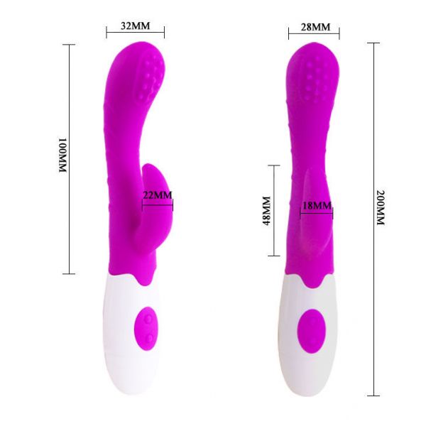 Arthur Vibratore rabbit con stimolazione punto g