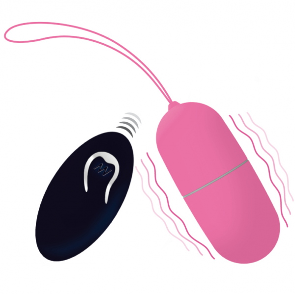 Ovulo vibrante con telecomando rosa