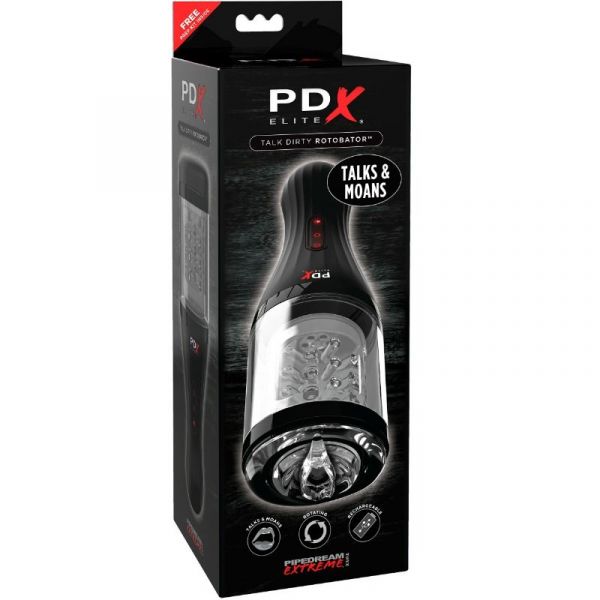 Masturbatore Uomo PDX Elite Talk Dirty con Rotazione