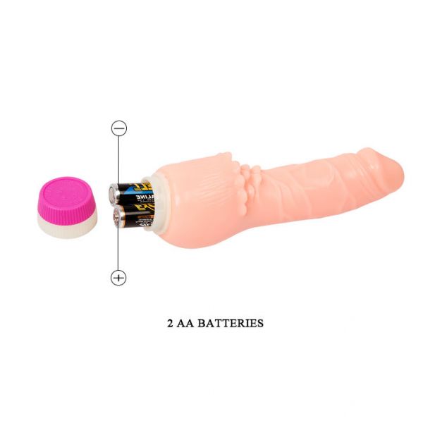 Vibratore realistico con stimolazione clitoride Baile