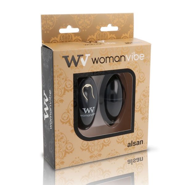 Uovo vibrante con telecomando Womanvibe Alsan